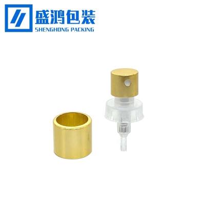 China Non Spill China Manufacturer Customize Perfume Crimp Pump Sprayer Motor Sprayer Top Pump with Aluminum Collar Silicone Pad for sale