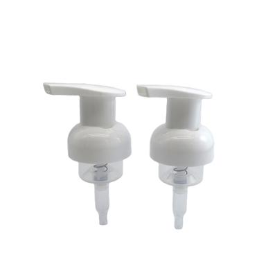 China Non Spill Finely Processed 40mm High Quality Foam White Plastic Cosmetic Pump for sale