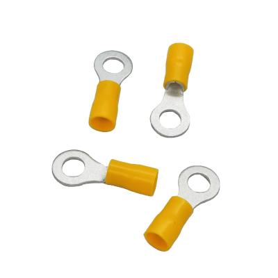 China Crimp Wire Positive And Negative 10mm Battery Terminal Connectors Crimp Ring Onto Bare Wire To Make A Sound Connection for sale