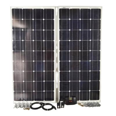 China RV MARINE 200W BOAT 200 Watt Solar Panel With 20A PWM Controller 12V Starter System Kit RV Kits for sale