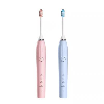 China Teeth Cleaning Custom Logo Rechargeable Automatic Electric Toothbrush Cordless Toothbrush For Adults for sale