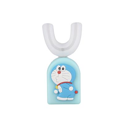 China New Design Cute U Shaped Phone Toothbrush Wireless Charging Direct Fill Children's Electric Toothbrush 4 for sale