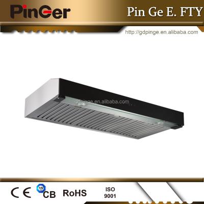 China Hotel 80cm Hood Range Hood Silver Touch Control Slim Cooker Hood PG708-20A(80) for sale