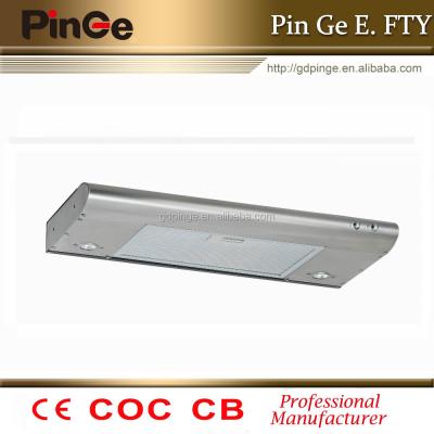 China Hotel Range Slim Hood / Cooker Hood For Dining Car S/S PG-AC03 for sale