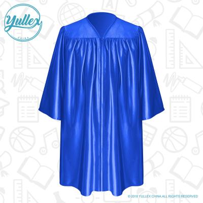 China Kids of America Shiny Royal Blue Graduation Gown for sale