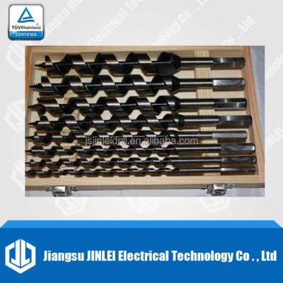 China Hex Shank 6-20mm Size 8pcs Wood Auger Drill Bits Wood Drilling Set for sale