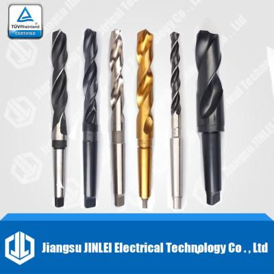 China Metal Drilling HSS DIN 345 ​​Black Oxide Morse Taper Shank Twist Drill Bit for sale