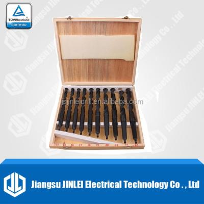 China Metal Drilling 10 Pcs (14.5mm-23mm) HSS MT2 and MT3 Morse Taper Shank Drill Set for sale