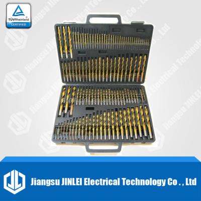 China Metal drilling hss drill bit set titanium coated 115 pieces in carry case for sale