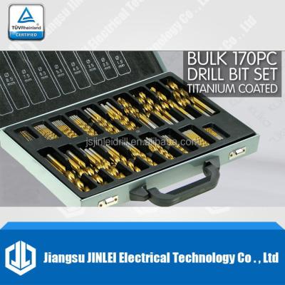 China Metal drilling 170 pcs hss drill bits set steel hss 4241 for sale