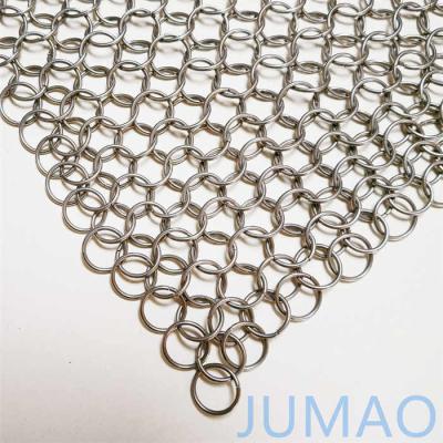 Cina OEM Interni Ring Mesh Curtain Chainmail Fireplace Curtain in vendita