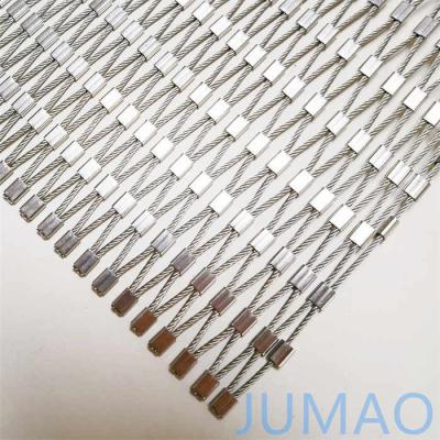 China Architectural 304 Stainless Steel Cable Mesh Rope Modern Decoration for sale