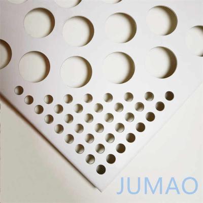 China White Perforated Metal Screen Steel Plate Ceiling Aluminum Alloy Round Holes for sale