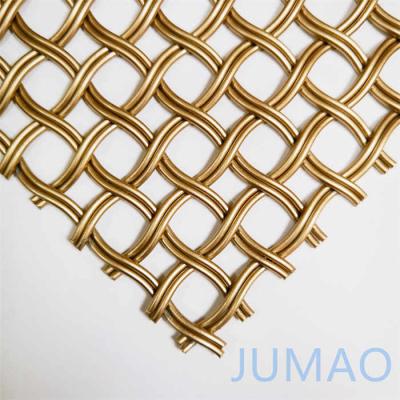 China Golden 304 Stainless Steel Architectural Mesh Decorative Mesh Screen for sale