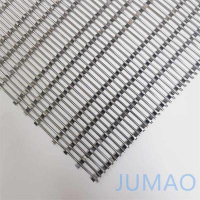 China Al Alloy Architectural Woven Mesh Metal Wire Mesh Facade Cladding for sale