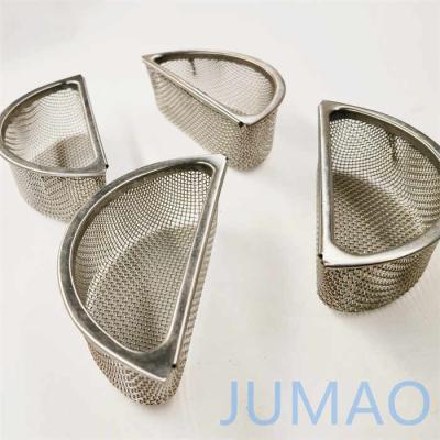 China Semicircle 316SS Stainless Steel Wire Mesh Filter High Temperature for sale