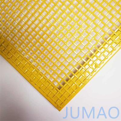 China Decorative Yellow Wire Mesh Room Divider Grille SS201 ODM for sale