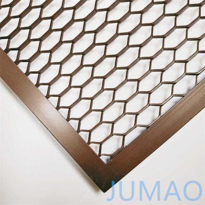 China Ceiling Architectural Metal Mesh Screen Wire Grille Inserts For Cabinets OEM for sale