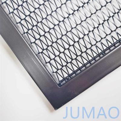 China Sprial Cabinet Decorative Wire Mesh Panel Steel For Wall Facades for sale