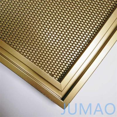 China Crimped Brass Decorative Wire Mesh Grilles for Furniture Door for sale