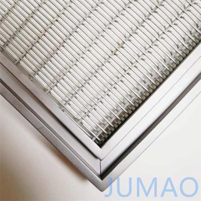 China Woven Flat Decorative Wire Mesh Metal Room Divider for sale