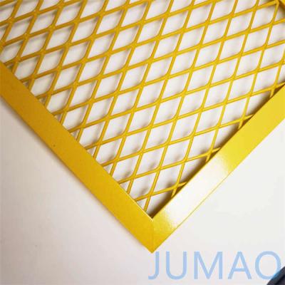 China Yellow Architectural Expandable Metal Lath Panels Room Divider for sale