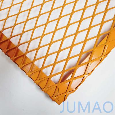 China Barriers Architectural Expanded Metal Mesh Wire Flattened Style for sale