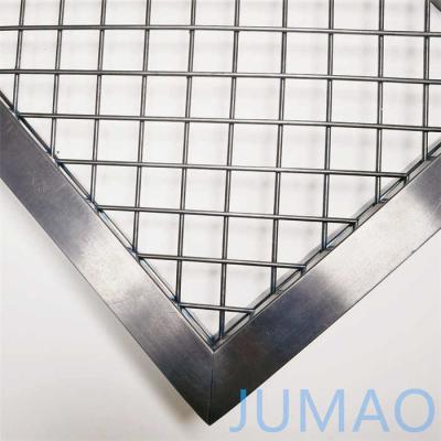 China Exterior Diamond Steel Wire Mesh Room Divider Architectural Partitions for sale