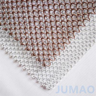 China Sprial Mesh Metal Coil Space Divider Unliminated Max With Customized Hole Size for sale