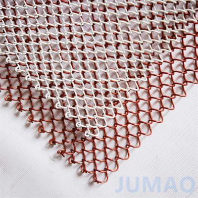 China 0.8 mm a 3 mm de diâmetro de fio cortinas de malha de metal com tecnologia Sprial à venda