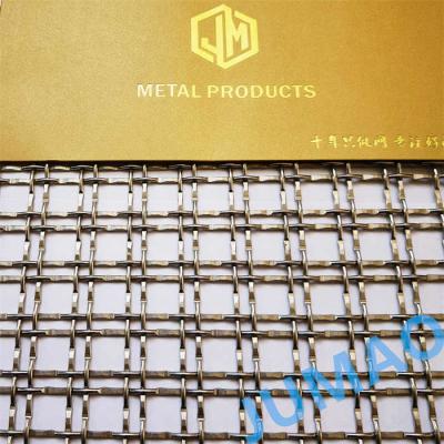 China Customized Round Wire Architectural Mesh For Facade Wall Screening for sale