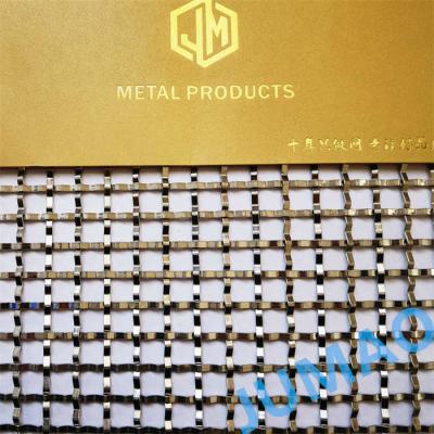 China 1m-6m Stainless Steel Architectural Decorative Fabric Crimped Weave Style for sale