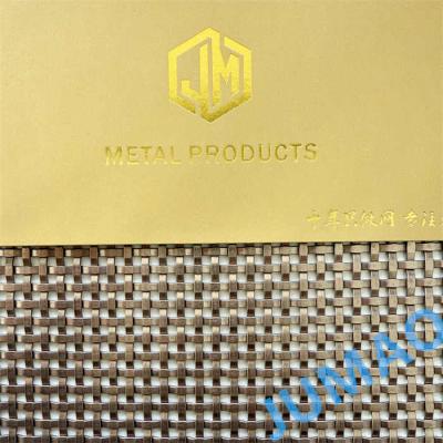 China PVDF Stainless Steel 12x12 Decorative Wire Mesh For Space for sale