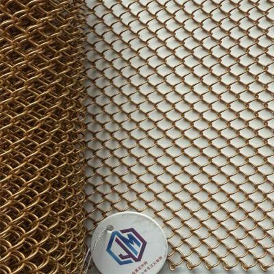 China Customizable Wire Diameter Metal Mesh Curtains for Room Dividers 6 Mm - 20 Mm Holes for sale