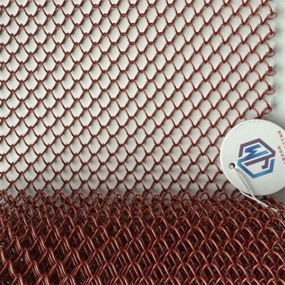 China Heavy Duty Metal Chain Link Mesh Maximum Width 12 Meters Customizable Aperture for sale