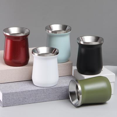 China PORTABLE 304 Vacuum Insulation Double Wall Stainless Steel Wholesale Coffee Mug for sale