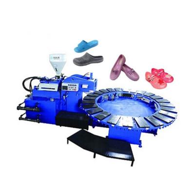 China Hotels Automatic Disc Plastic Shoe Injection Molding Blowing Machine for sale