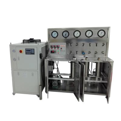 China 5L+1L Emulsifier Lab Scale Double Extractor Double Separator CO2 Circulated Supercritical CO2 Liquid Extraction Machine for sale