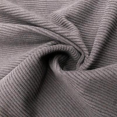 China Stain mine corduroy corduroy fabric 94% polyester 6% spandex 300gsm stretch fabric clothing hat sofa home textile repellent modern fabric for sale