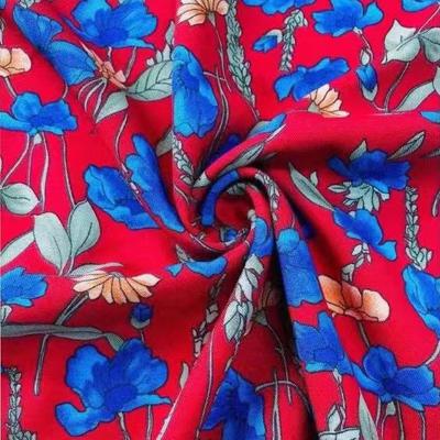 China ODM Chinese Printed Soft QUICK DRY Polyester Fabric Light Digital Series Digital Printing Custom Floral Fabric for sale