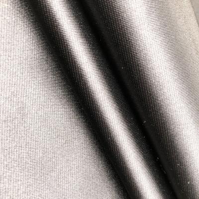 China 95 Polyester 5 Polyester Blackout Spandex Fabric Breathable Soft Shiny Stretch Plain Drey Pants Yoga Pants Material Knit Fabric for sale