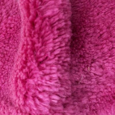 China Shrink-Resistant Soft Single Double Sided Polyester Microfiber Coral Fleece Fabric Sheet Bde Sheet Children's Sleepwear Plush Fabric for sale