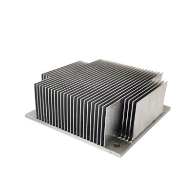 China Aluminum Radiator Extrusion Profile Factory CNC Milling Custom 6063 Anodized Aluminum Extruded Radiator for sale