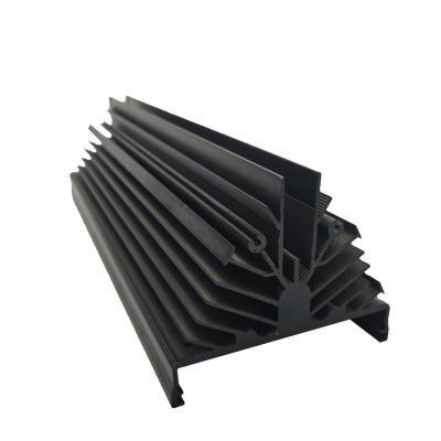 China Custom Aluminum Heatsink Profile Factory CNC Milling Anodized Aluminum Extrusion Heatsink Extruded Radial Heatsink for sale