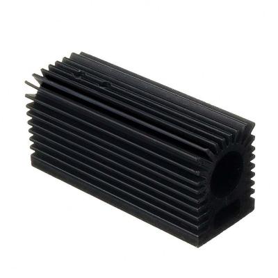 China Heatsink Custom Extruded Profile Manufacturer Black Anodized Extrusion Heatsinks Aluminum Heatsink For Led for sale