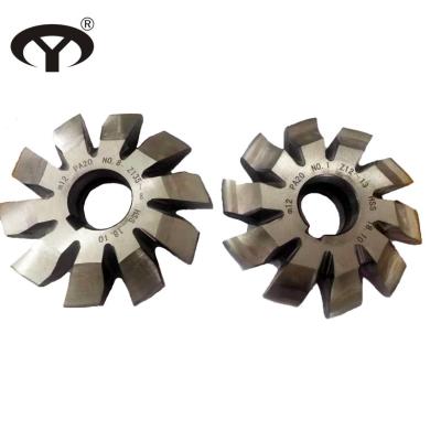 China HSS M2 HIGH SPEED STEEL Module DP Spiral Gear Milling Cutter, 8pcs per set PA20 for sale