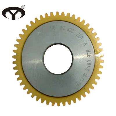 China HIGH SPEED STEEL Type HSS m2 df75mm Modulus DP Disc Type Gear Shaper Cutter Gear Training for sale