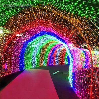 China High brigtness LED chip TOPREX DECOR led tunnel lighting waterproof outdoor led fairy colored decorative string lights 10m for sale