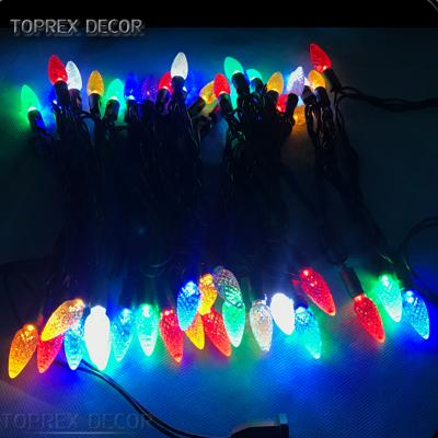 China Toprex(TM) Decor Christmas Decoration 1016-7 Led String Lights Strawberry Lights String C6 Led Christmas Lights for sale