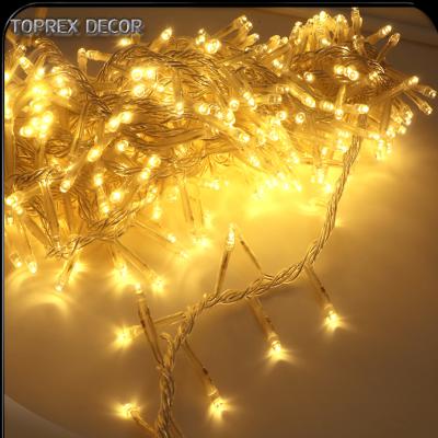 China Transparent Low Consumption 0.06W/Led DECOR TOPREX Wire Led Cluster Fairy Lights For Outdoor Christmas Decorations for sale